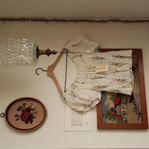 DÔEN • ADIE TOP ~ PAINTED BOUQUEST ~ Size L